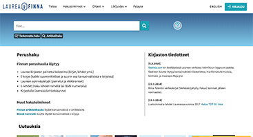 laurea.finna.fi screenshot